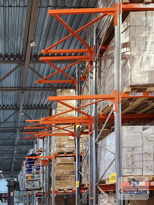 Торцевая консоль для паллетного стеллажа