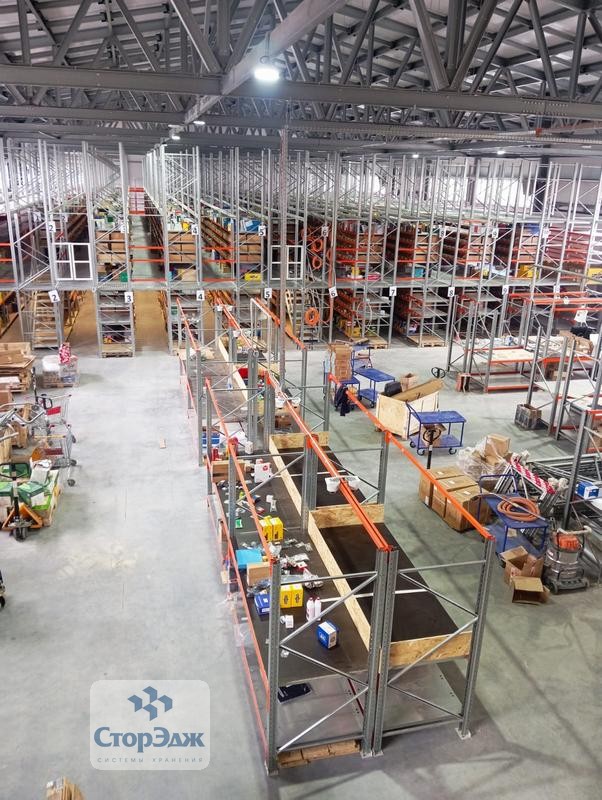 Мезонин и зона комплектации